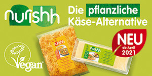 NEU: Nurishh - Die vegane Käse-Alternative