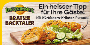 Neu von Bel Foodservice: LEERDAMMER® Brat- und Backtaler der knusprig warme Käsegenuss für eine große Snack-Vielfalt