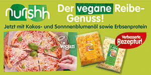 Nurishh - Der vegane Reibe-Genuss: Jetzt mit neuer Rezeptur!