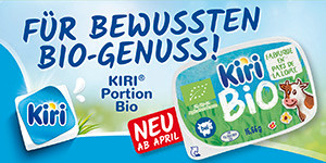 Für bewussten Genuss: Kiri® Portion Bio