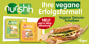 Nurishh - Vegane Genuss-Scheiben: Jetzt neu in 400 g-Verpackung!