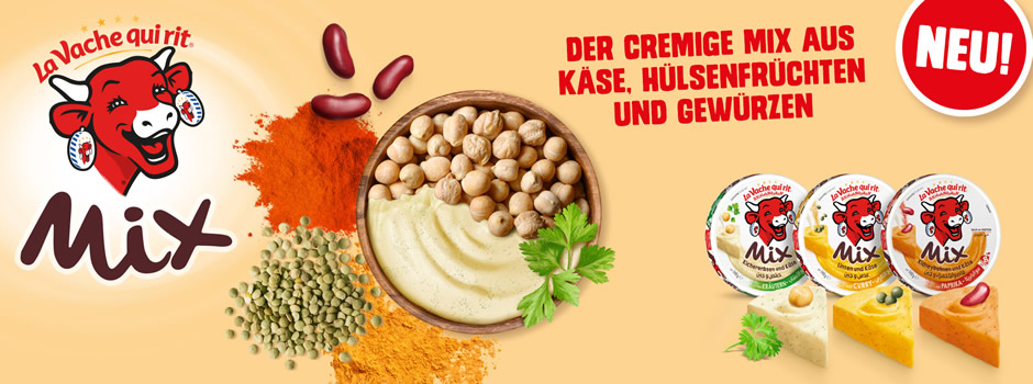 Neu : Der cremige mix aus käse, hülsenfrüchten und gewürzen