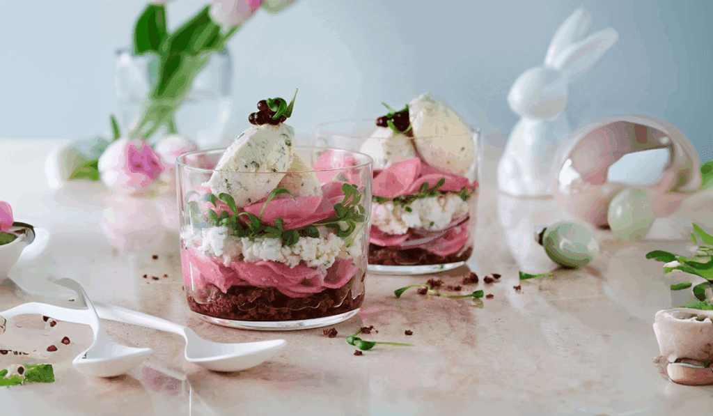 Boursin-Sandwich im Glas