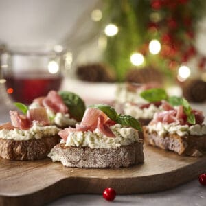 Ahorn-Birne-Crostinis