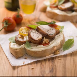 Hähnchen-Toskanabrot